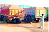 Nine trucks seized for illegal movement of sand